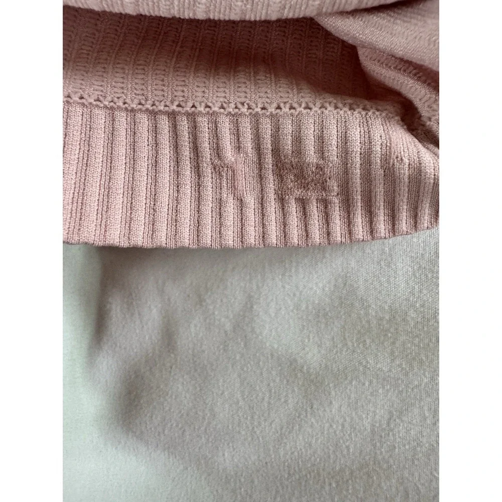 Lululemon Ebb to Street Tank Top Size 12 Pink Haze Built In Bra B/C Yoga EUC